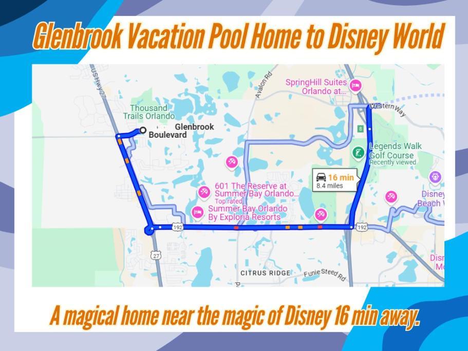Glenbrook Vacation Poolspa Home Orlando Eksteriør billede