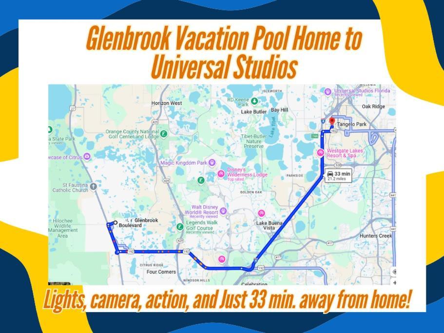 Glenbrook Vacation Poolspa Home Orlando Eksteriør billede