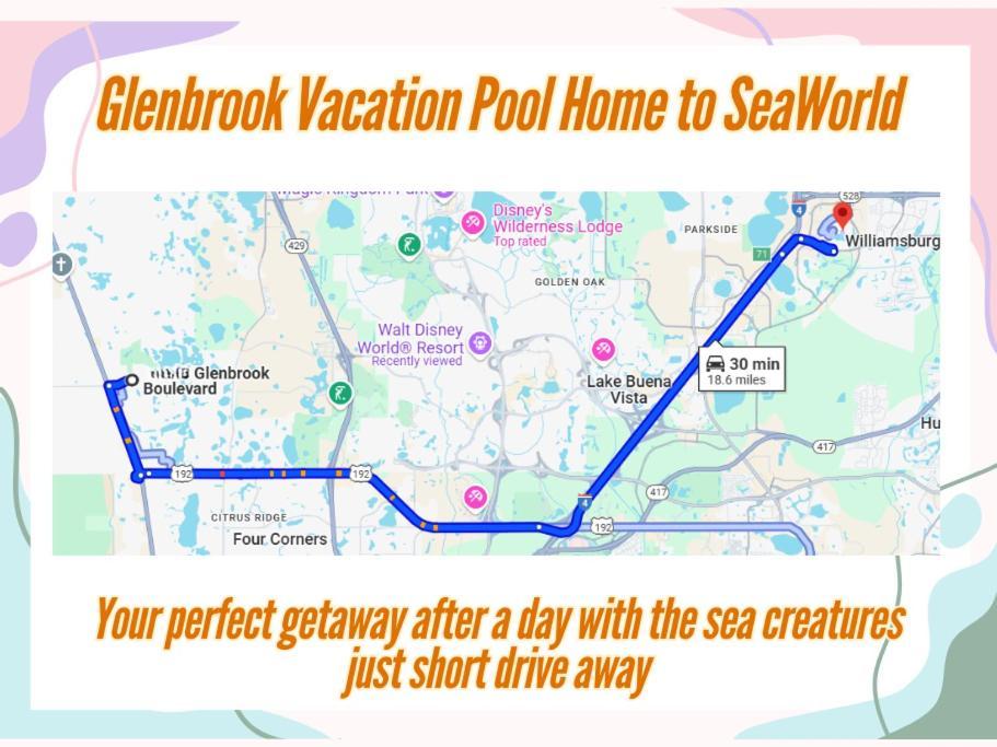 Glenbrook Vacation Poolspa Home Orlando Eksteriør billede